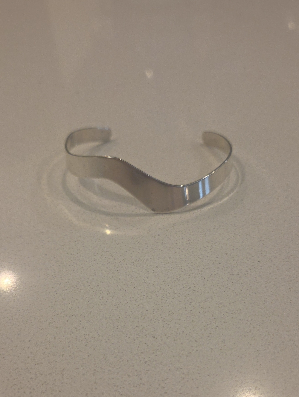 James Avery Wave Cuff Bracelet - Minimalist Metal Bangle